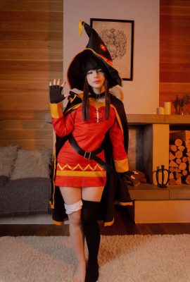 Cosplay Puddingu Megumin