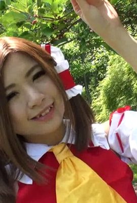 150925kumi 1000girls reimu cosplay jav