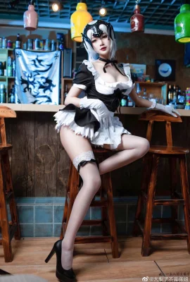 Fate/Grand Order Black Jeanne Arc GK Hình Maid@大里子不久久(9 ảnh)