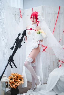 Girls Frontline T5000 Váy cưới “Vow Transformation” @ibibones奇奇QwQ (9 ảnh)
