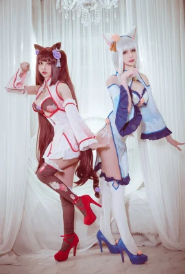 玹Ayako 咖啡cosplay sô cô la vani