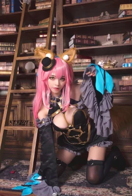 Fate/ExtraCCC Tamamo Mae Dark Magician.ver @__KETTOE (10 ảnh)