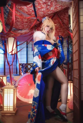 Fate/GrandOrder Artoria Pandoragon White Gun Dumb@-Miua- (9 ảnh)