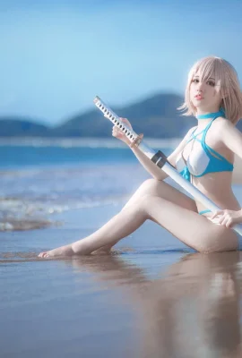 FGO Okita Soji@外星嫣子_Yan (9 ảnh)