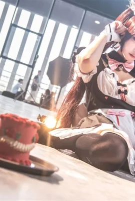 Hình ảnh cosplay trang phục hầu gái dễ thương “Sôcôla và Vani”[CN: Tôi không phải là weibo của A Cheng](9 ảnh)