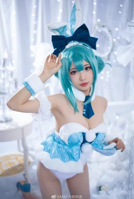 Hatsune Miku Bunny Girl.Ver White Rabbit MIKU @MAY bị mắc kẹt trong cảnh nghèo khó (9 ảnh)