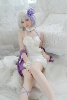 Azur Lane Sirius｜Pure White Rose@水瓜子_Suikako (9 ảnh)