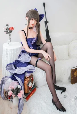 Người đẹp bướm trong váy xanh, phòng riêng Chủ đề cosplay, tất đen gợi cảm, chân đẹp, ảnh cám dỗ quyến rũ (20 ảnh)