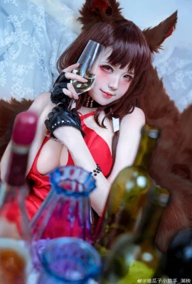 “Azur Lane” Akagi Zhu Juan Yu Hui COS[CN: Little Melon Eater_Yuan Yang](9 ảnh)