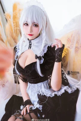 Azur Lane Hermione cos Cô hầu gái hoàn hảo lý tưởng Momoko Aoi (9 ảnh)