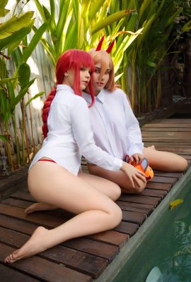 Caticorncosplay – Makima và Power