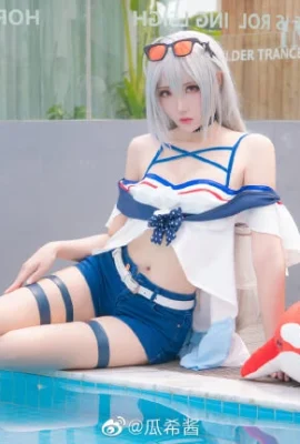明日方舟斯卡蒂 驭浪WR04 cn瓜希酱 (9 photos)