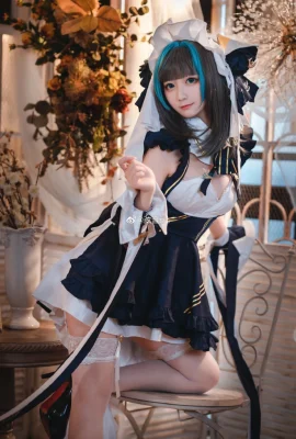 碧蓝航线柴郡猫cos 超可爱的猫女仆 cn弦音sic (12 photos)