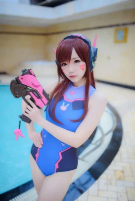 雪晴Astra – Overwatch-D.Va水著写真 [31P]