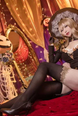 Genshin Impact Halloween Lisa: @元子Lyanz, Keli: @小和 rượu ngọt (12 ảnh)