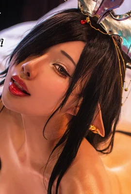 Amaneha HaneAme Black Beast?Người phụ nữ quý tộc được nhuộm trong Hakuho?Olga Cosplay