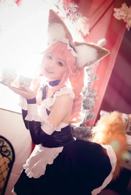 Kise Ryousa_Rabbit Hanxian Cosplay số phận Tamamo cựu người giúp việc ver