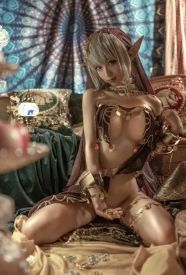 萢沫沫 Cosplay 黑兽 Black Beast (Kuroinu) ~Một người phụ nữ quý tộc được nhuộm trong Hakuho~