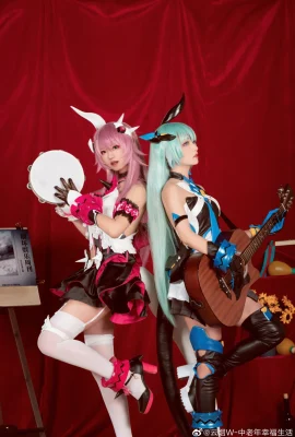 Honkai Impact 3 Rosalia: @云面W-Cuộc sống hạnh phúc ở tuổi trung niên và người già, Lilia: @流一_ Meow Meow Meow Meow Meow (9 ảnh)