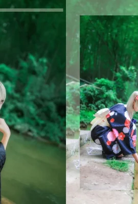 “Love Live!” Minami Kotori Marshmallow Bộ kimono đầy màu sắc Nàng thơ tuyết Eridojo Nozomi LL Lễ hội bài hát Sườn xám (28 ảnh)
