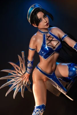 Cosplay Umeko.J Kitana Mortal Combat Set.01