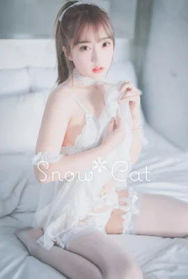 Hanari – Snowcat Vol.1 (35 Ảnh)