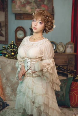 Mạng đẹp làm đẹp Yuuhui Yuhui Paris Chủ đề giấc mơ mùa xuân Sexy White Dress Semi -Dew White Color Đồ lót Sexy Show Hình ảnh hoàn hảo Hình ảnh cám dỗ …