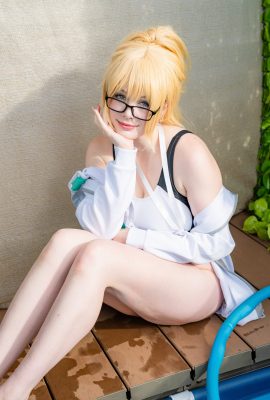 (Atelier cũng vậy) Lớp học bơi ướt! FGO Jean Photoset Yen